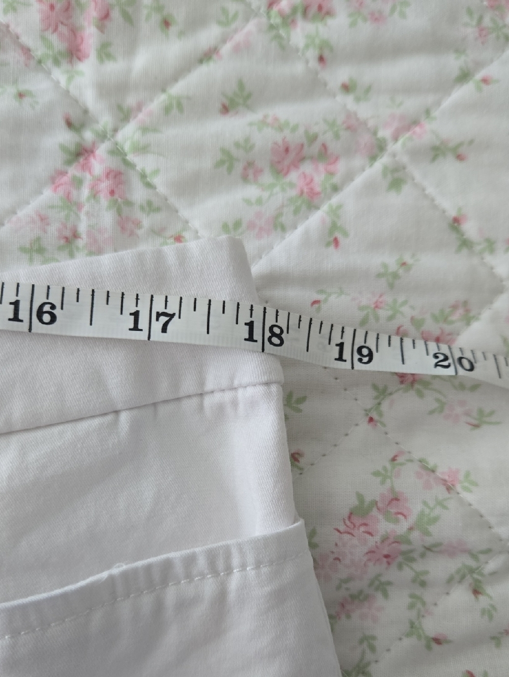 Talbots White Polka Dot Trim Pants - Picture 8 of 10